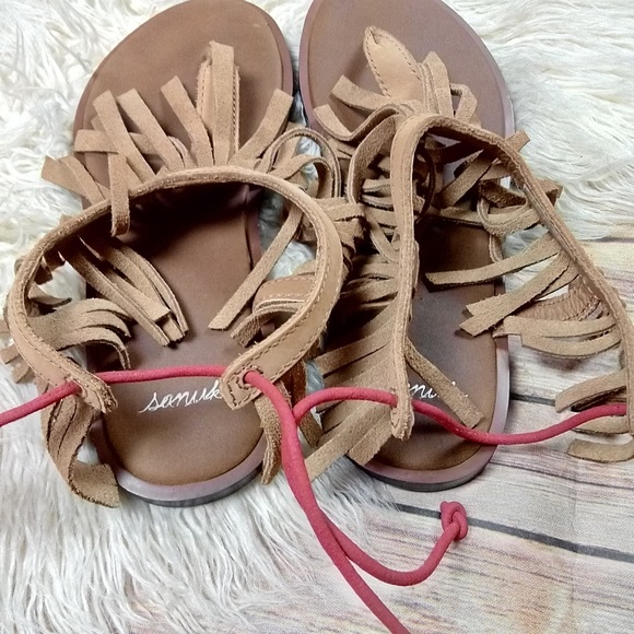 Nordstrom | Sanuk Boho Fringe Yoga Sandals - Picture 6 of 9